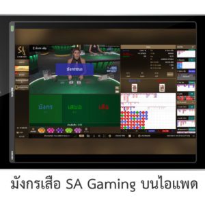 มังกร เสือ SA Gaming ไอแพด