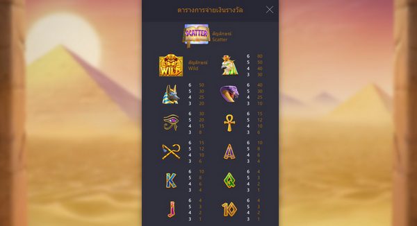 สัญลักษณ์หนังสือปริศนาของอียิปต์