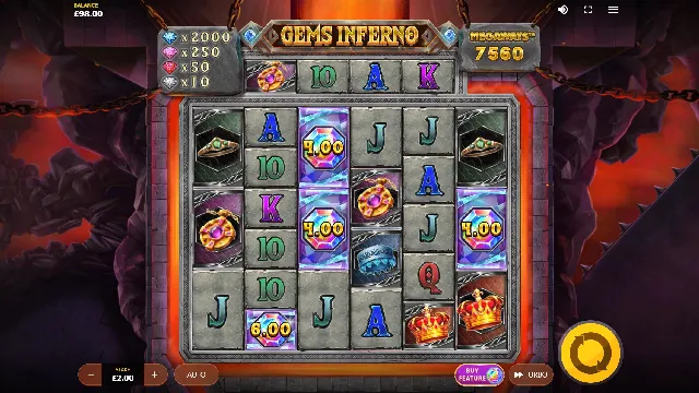 เกมส์สล็อต Gems Inferno Megaways